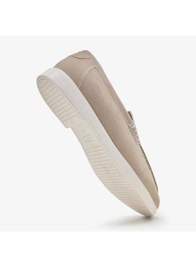 نديور حذاء رجالي بدون كعب من إندور، حذاء كاجوال سهل الارتداء بنعل أبيض - Image 5